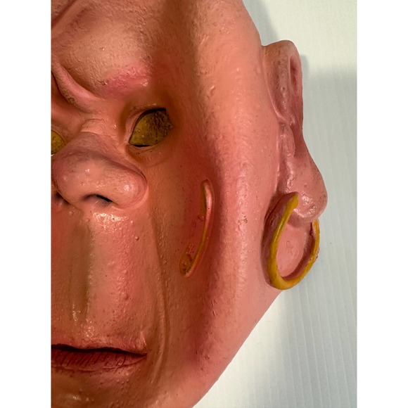 Spearhead Industries Giant Big Creepy Scary Man Mask Halloween Costume Rubber - Picture 5 of 11